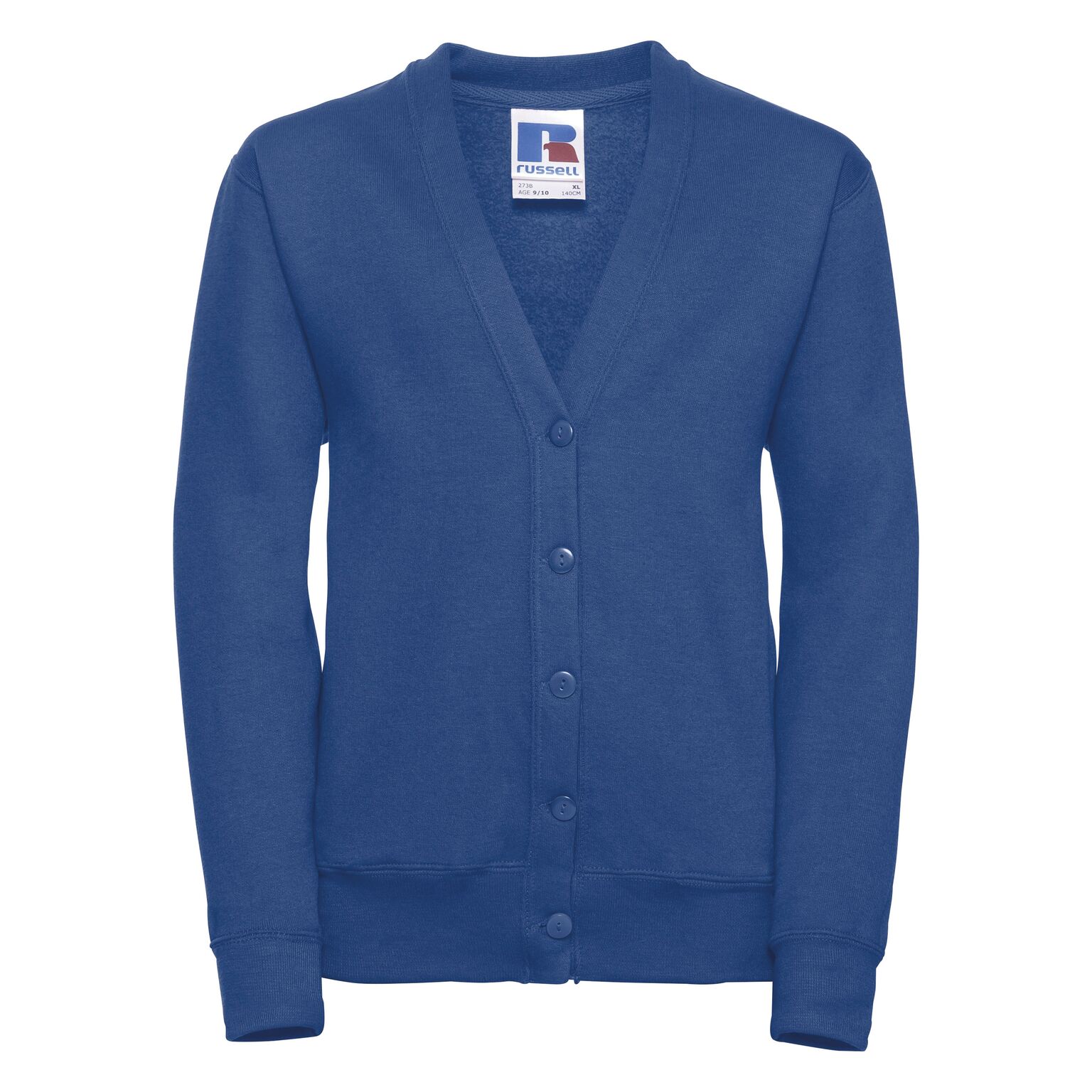 Children's 50/50 girls cardigan - Bright Royal