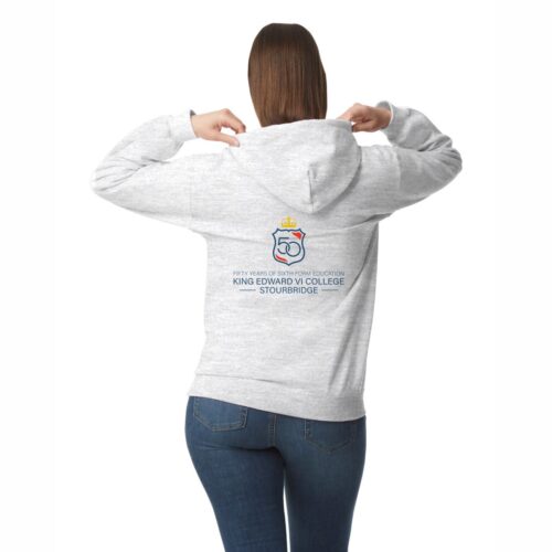 King Edward VI Stourbridge 50th Anniversary - Gildan Softstyle Hoodie - Ash (Reverse) King Edward VI Stourbridge 50th Anniversary - Gildan Softstyle Hoodie - Ash (Reverse)
